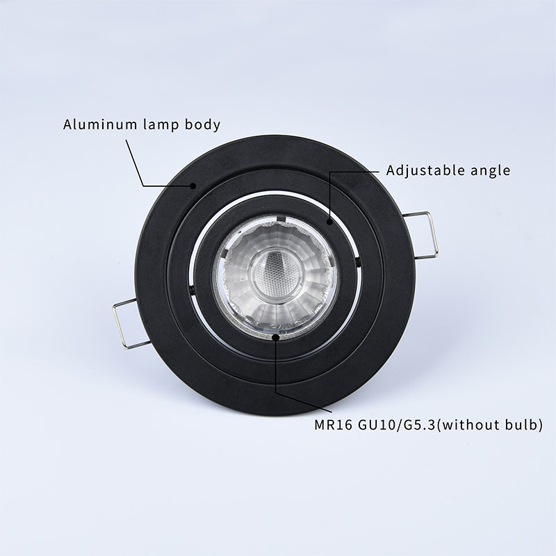 GU10 recessed down lighting IP20