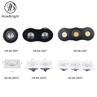 Adjustable ring GU10 recessed down lighting fixture IP20