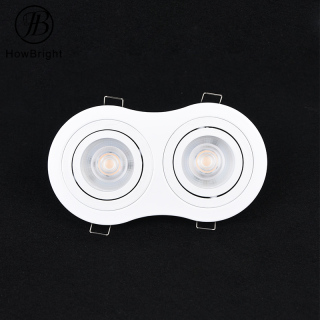 Adjustable ring GU10 recessed down lighting fixture IP20