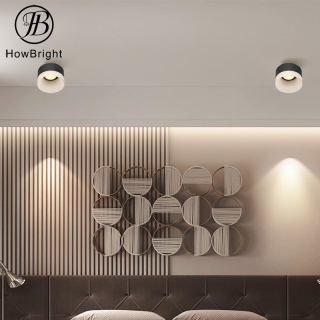 Aluminum GU10 Down Light Fixtures Acrylic Deco Ring Recessed