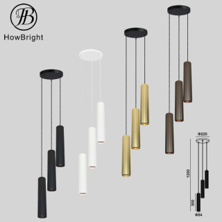 Modern White Black colorful Chandelier Ceiling Light Hanging spotlight GU10 Pendant Light fixture