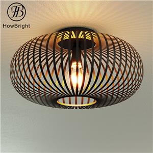 Iron Big Size Round Ceiling Lamp E27 Wall Lamp