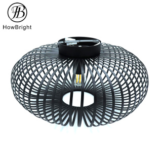Iron Big Size Round Ceiling Lamp E27 Wall Lamp