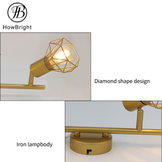 Diamond Shape E14 Home Decorative Light Wall Lamp