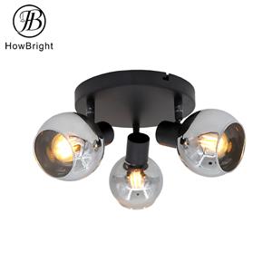 Lámpara de pared de cristal con foco E14 para iluminación del hogar