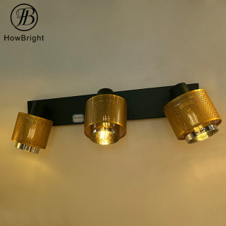 glass E14 spotlight indoor 1/2/3/4 heads housing fixture pendant light decorative home black white shop hotel ceiling lamp