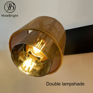 glass E14 spotlight indoor 1/2/3/4 heads housing fixture pendant light decorative home black white shop hotel ceiling lamp