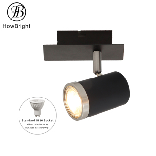 Fashion E14 spotlight 1/2/3/4 head metal indoor housing home Ceiling lamp fixture decorated Spot lamp lighting