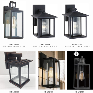 Durable Modern Glass Outdoor Wall Sconce