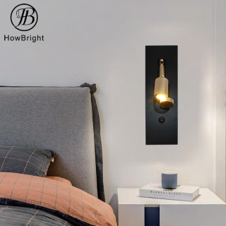 Reading Lamp Wall Lamp Gold White Black Rotating Led Wall Light With window