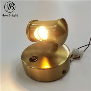 wall light spotlight with rotating cover reading lamp