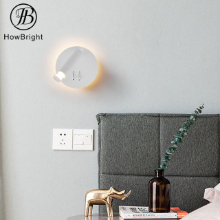 Reading Lamp with Window Hotel Bedroom LED Wall Lamp