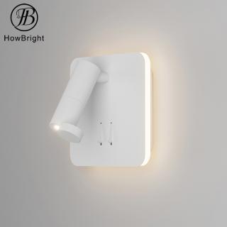 Modern LED Wall Lamp with Window Hotel Bedrooms Bedside Reading Light