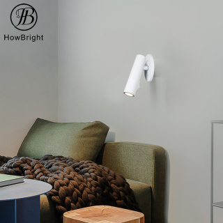 Adjustable 350 Degree Rotatable LED Headboard Wall Lamp