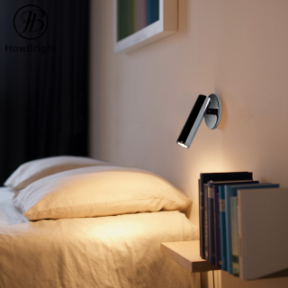 Adjustable 350 Degree Rotatable LED Headboard Wall Lamp