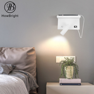 3W aluminum down lighting bedroom led reading light