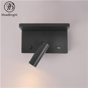 3W aluminum down lighting bedroom led reading light