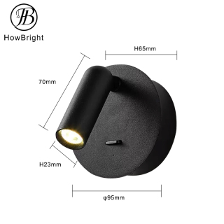 Magnetic LED wall lamp No punching Rechargeable wall light