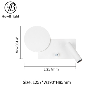 LED dimmable wall light Acrylic backlight wall lamp