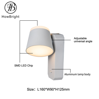 Iluminación LED para interiores Lámparas de pared modernas Luz ascendente y descendente