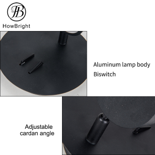 Round aluminium Decoration Indoor Modern wall lamp