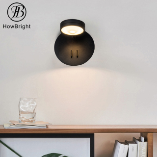 Round aluminium Decoration Indoor Modern wall lamp