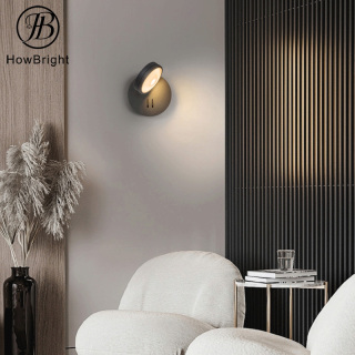 Round aluminium Decoration Indoor Modern wall lamp