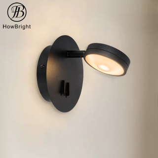 Round aluminium Decoration Indoor Modern wall lamp