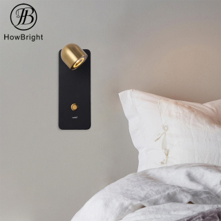 indoor wall lamp Adjustable LED simple reading lamp With USB charging