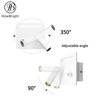 Multifunctional Hotel Bedside Wall Lamp