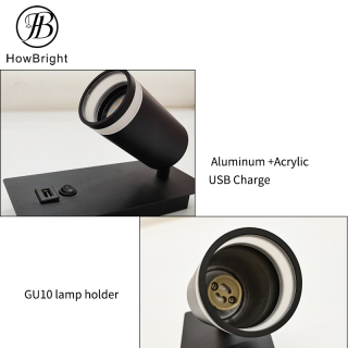 Aluminum GU10 Frame LED Wall Lamp