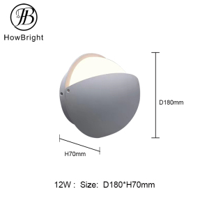 Adjustable lamp cover Sconce Wall Lamp 12W Modern IP54 Outdoor Light LED Wall Light