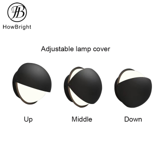 Adjustable lamp cover Sconce Wall Lamp 12W Modern IP54 Outdoor Light LED Wall Light