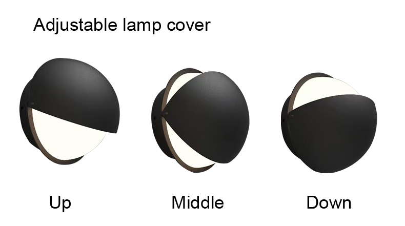 LED wall light