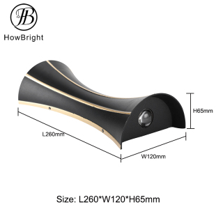 Die-casting Aluminum marble finishing wall lamp LED outdoor wall light