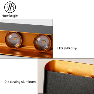 rectangular wall light Outdoor LED wall light waterproof garden light