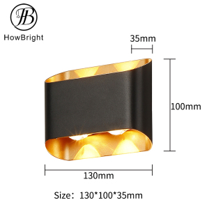 rectangular wall light Outdoor LED wall light waterproof garden light