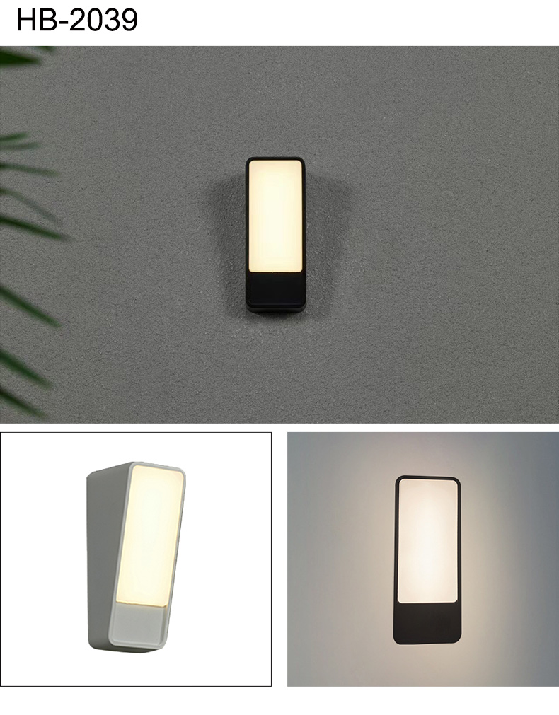 LED wall light