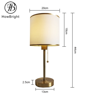 Modern Nordic Style E26/E27 Desk Light Luxury Simple Cloth Table Lamp