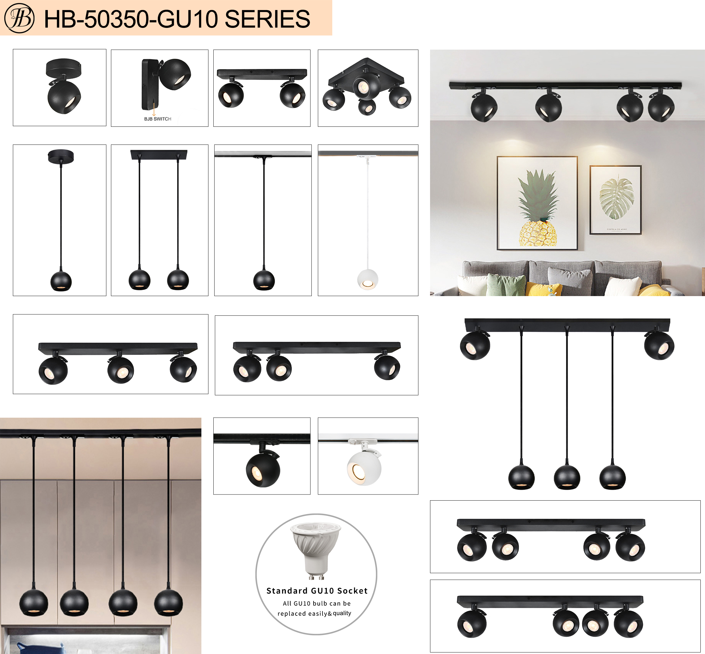 LED wall light