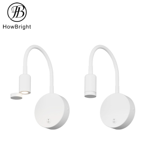 LED Wall Lamp With Rotating Cover COB Wall Light