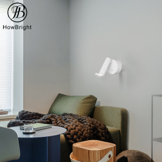 Вращающийся прикроватный светильник, бра для шаббата, светодиодный настенный светильник для чтения с вращающимся плафоном