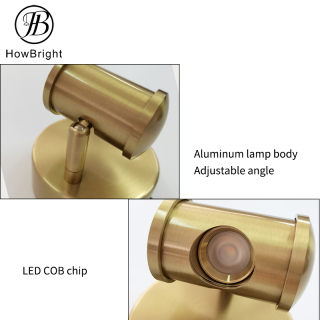 Luminária de parede interna montada para leitura, luminárias de parede Shabat para casa, hotel