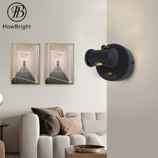 Luminária de parede interna montada para leitura, luminárias de parede Shabat para casa, hotel