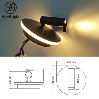 3W+6W Reading Wall Sconce Light Shabbat wall lamps