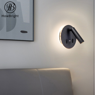 LED wall lamp geometric square aisle hallway LED wall light