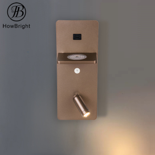 Hotel & Bedroom Lighting with Wireless Charging