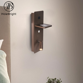 Hotel & Bedroom Lighting with Wireless Charging