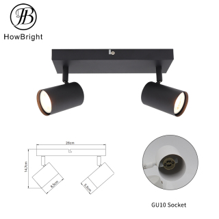 Commercial Indoor Round Adjustable GU10 Spotlight for living room