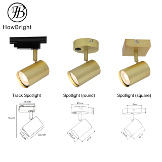 Commercial Indoor Round Adjustable GU10 Spotlight for living room